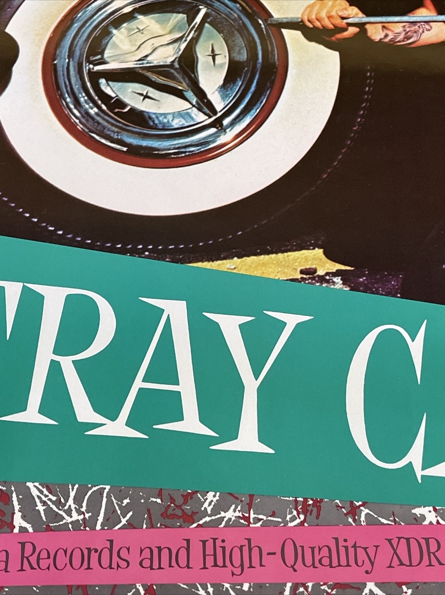1983 Stray Cats Rant N Rave Record Store Promo Poster 24” X 36