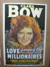 vintage Reprint Love among the Millionaires 1930 poster movie Clara Bow 13845