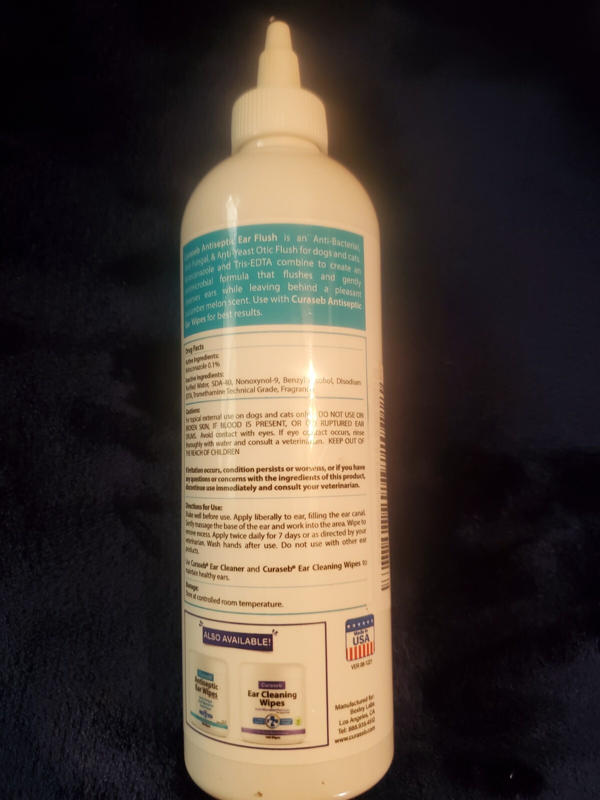 curaseb antiseptic ear flush directions