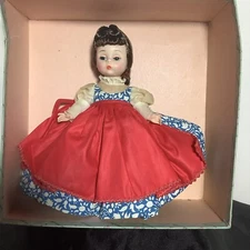 VINTAGE MDME. ALEXANDER ALEXANDER-KINS BKW LITTLE WOMEN JO DOLL 1960 In Orig Box