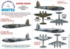 Montex 1/48 DH 98 MOSQUITO VI - Super Paint Mask set (K48174)
