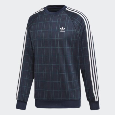 アディダス オリジナルス トレーナー adidas Originals Tartan Crewneck Sweatshirt スウェット Multicolor Navy s-l400.jpg