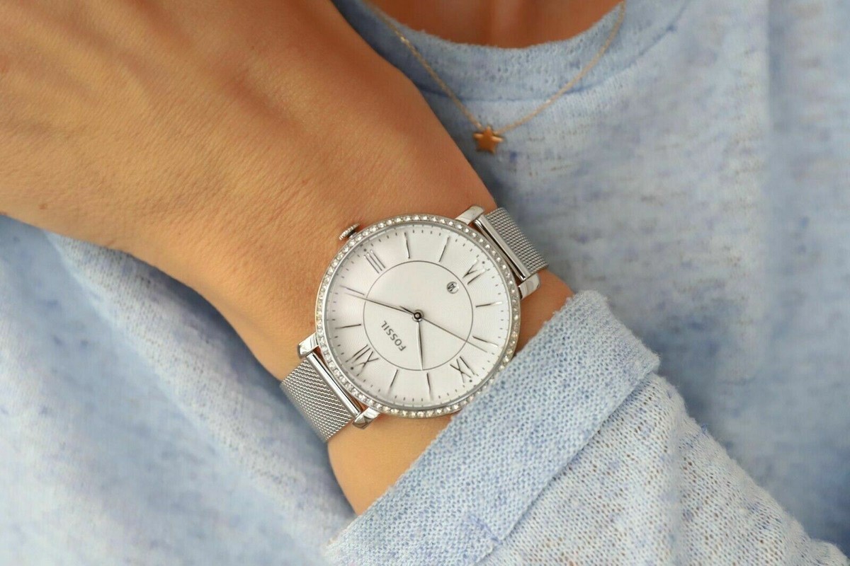 fossil jacqueline three hand date