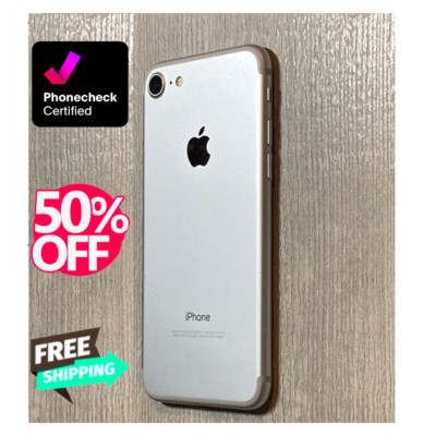 Apple iPhone 7 -32GB 128GB- Silver/Jet Black Unlocked Verizon LTE T-Mobile