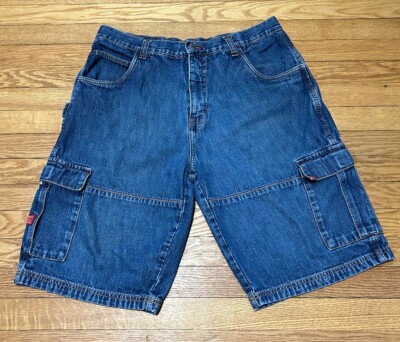 Vtg Y2K Bugle Boy Baggy Denim Cargo Carpenter JNCO Style