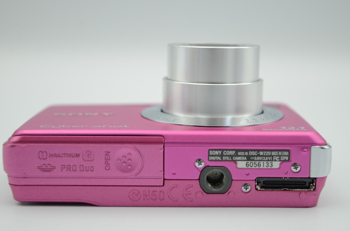 Sony Cyber-shot DSC-W220 12.1MP Digital Camera - Pink for Sony Cyber-shot DSC-W220 12.1MP Digital Camera - Pink for