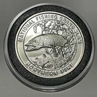Northern Pike North Dakota Collector Proof Coin 1 Troy Oz .999 Fine Silver Round
