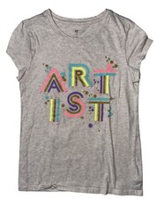 Preowned- Gap Kids S/S Graphic T-Shirt Girls Size XL 