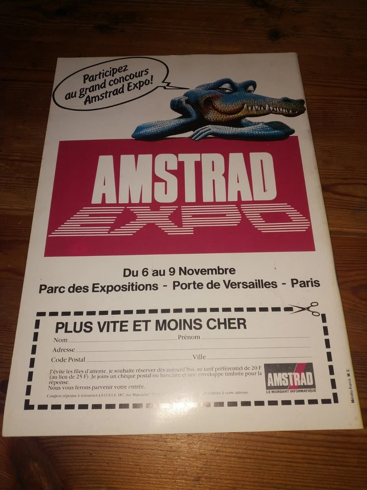 Magazine "L'Echo du PCW" n°13 - Novembre 1987 - Amstrad PCW 8256 / PCW 8512 - Imagem 2 de 3