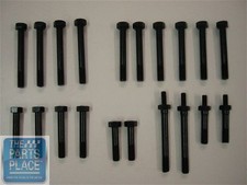 1968-74 Pontiac Head Bolts Set - Round Port Iv Ho Heads