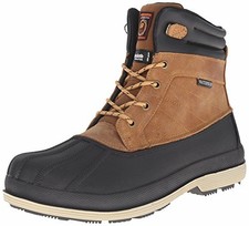 skechers men's 76987 clan waterproof work boots