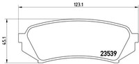 Brembo Bremsbelagsatz, Scheibenbremse P 83 049 FüR Toyota Lexus