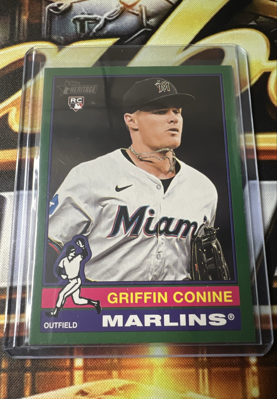 2025 Topps Heritage Griffin Conine #111 Dark Green Border RC Rookie MLB Baseball