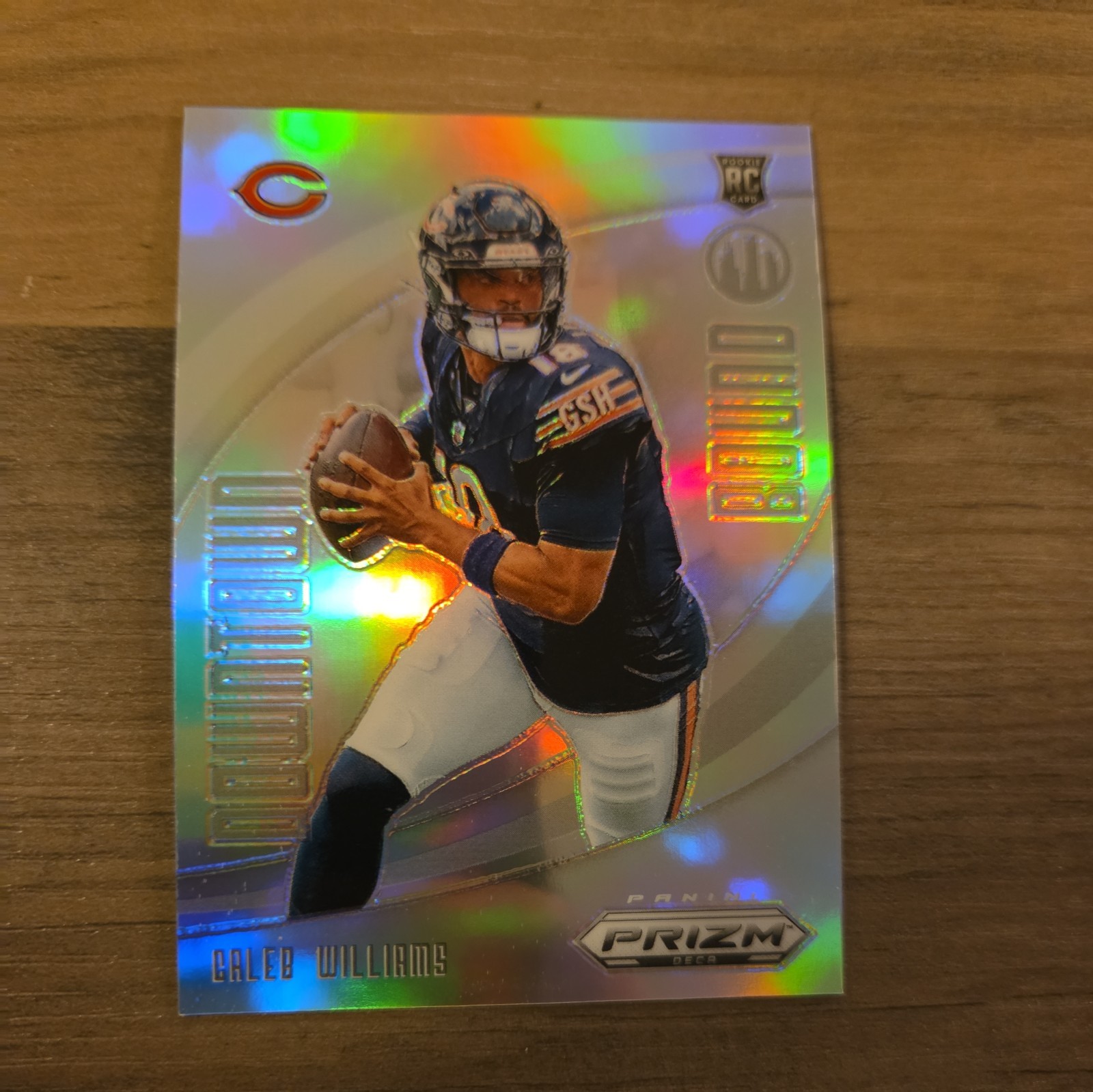 2024 Panini Deca Prizm Caleb Williams Rookie Downtown Bound Silver Prizm #1