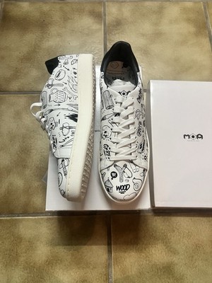 MOA Master of Arts Sneaker M570 Action Leather Primitive White Gr 45 NEU