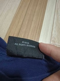 Vintage Sonic the Hedgehog 2000s Big Print Kids Sega Promo Game Rare Shirt L