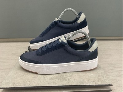 Kizik Prague Men 6.5 Women 8 Hands Free Slip On Dusk Blue Canvas Comfort Sneaker