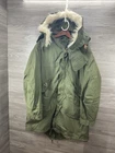 Vtg Military Jacket Cold Weather Parka Fur Hood Liner MED 70s Vietnam War USA