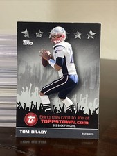 2009 Topps - Toppstown Redemption Code Cards Tom Brady #TTT17 Silver