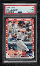2023 Topps Series 1 Independence Day 29/76 Kody Clemens #176 PSA 9 MINT 0n64