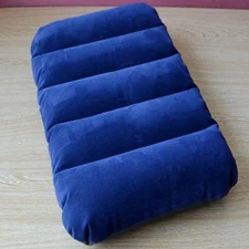  Inflatable Back Pillow Airplane Seat Cushion Portable Outdoor Pillows