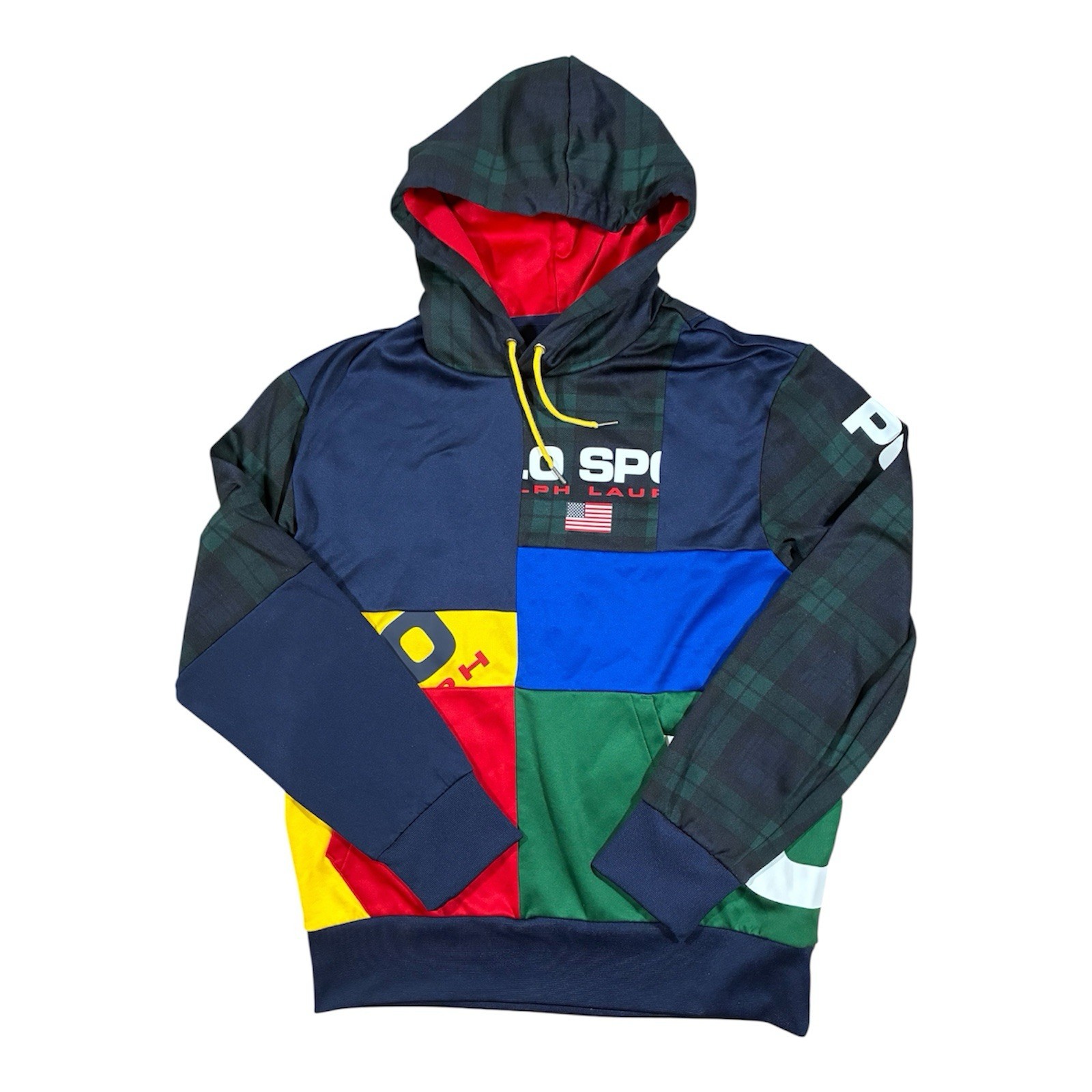 Polo Sport Performance Patchwork Color Block Hood… - image 1