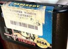 Sega Genesis 16 bit game paperboy 2  game cartridge only currently untested