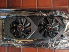 Asrock AMD RX 590 Phantom Gaming  8GB Graphics Card  Used!