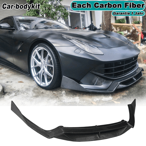 Carbon Frontlippe Frontspoiler Frontansatz für Ferrari F12 Berlinetta 2012-2017 - Bild 1 von 14