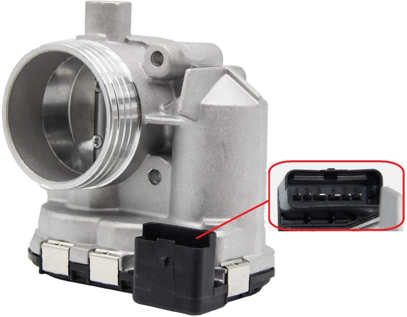 Boîtier papillon de remplacement en aluminium pour moteur Peugeot 1007