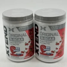 2x Xtend Original BCAA Powder Airheads Cherry, 30 Servings EXP 06-26