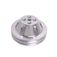 Rpc Water Pump Pulley R8842 V-belt Satin Aluminum 2-groove Swp For Bbc