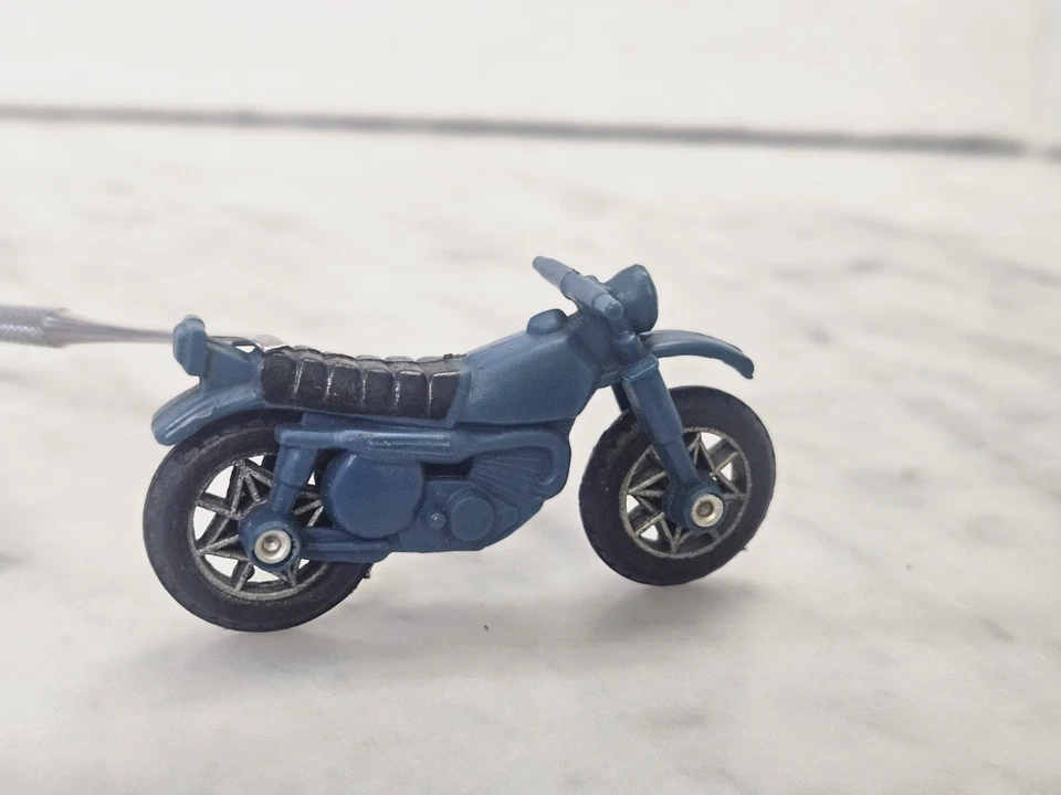 Motocicleta retro Buddy L vintage años 70 hecha en Hong Kong roja Foto 2 de 4