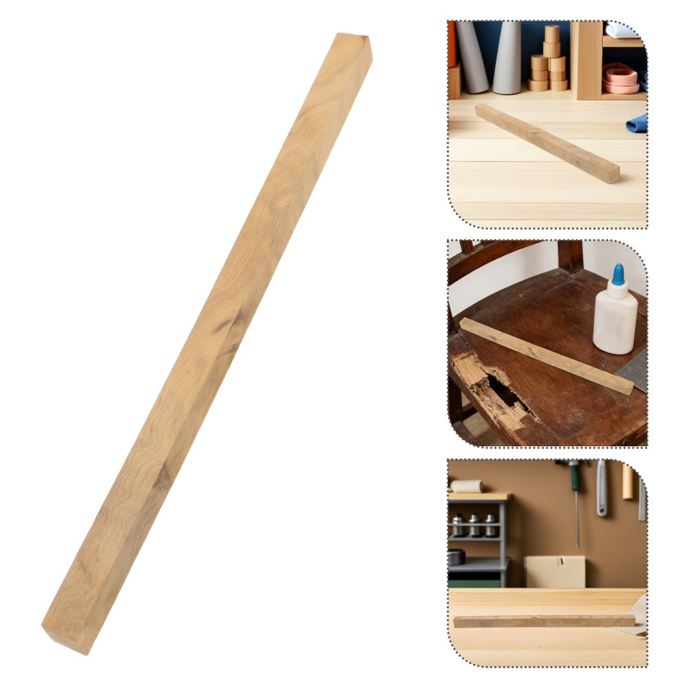 Golden Nanmu Material Soft Wood Sticks for Crafts Small Square Dowel Rods