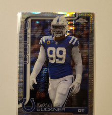 DeForest Buckner 2025 Topps Chrome Refractor Indianapolis Colts