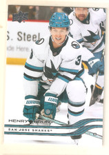 Henry Thrun 2025-26 Upper Deck Series 1 Base Card #139 Sharks
