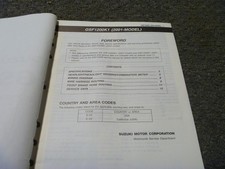 Bandit 1200 GSF1200 Motorcycle Repair Manuals & Literature for