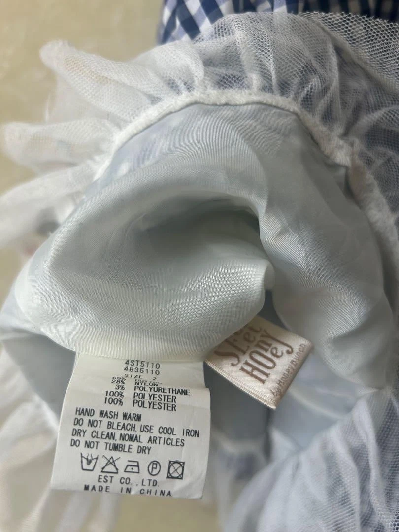 UNDERCOVER Abito a quadri Secret Honey Gingham taglia 2