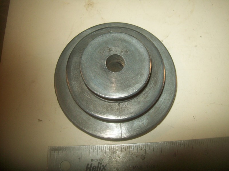 3 Step Motor Pulley 1/2" Bore From Vintage 8" Sears Dunlap  Wood Lathe #103.0603
