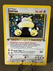 1999 Pokemon SNORLAX Jungle Set 1ST EDITION HOLO Rare Card 11/64 WotC EX+🔥💎