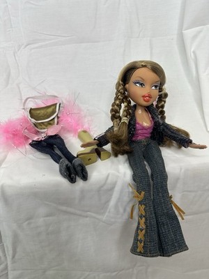 Bratz Funk  N  Glow Yasmin Doll 2003 MGA Extra Outfit Accessories Missing Shoe