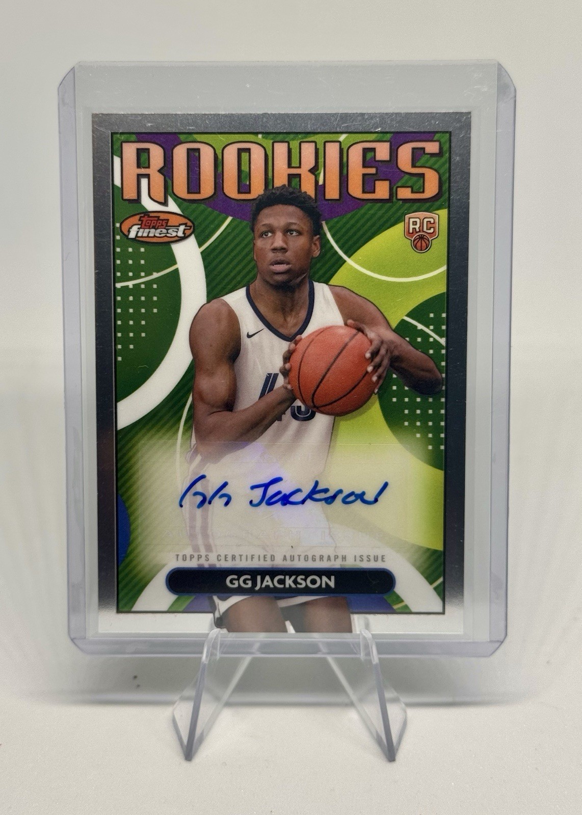 2023-24 Topps Finest GG Jackson RC Auto Finest Autographs #RFA-GGJ