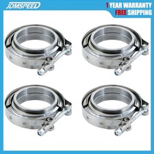4x 2.25 Malefemale Inch Flange Clamp Kit For Exhaust Turbo 2.25 V-band