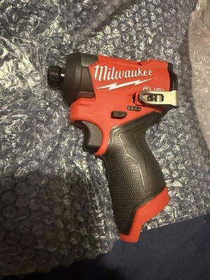 Milwaukee M12 Fuel 1/4in Hex Impact Driver - Red (3453-20)