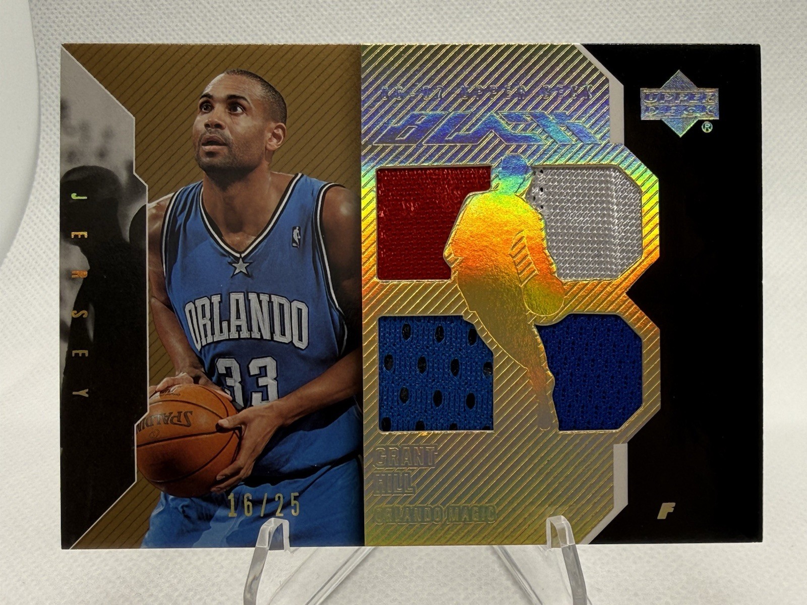 2006-07 Upper Deck UD Black - Grant Hill #13 Game Worn Patch /99 Orlando Magic