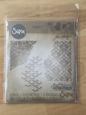 Tim Holtz Alterations Sizzix Thinlits Mixed Media Halloween 3 Die Set #661588