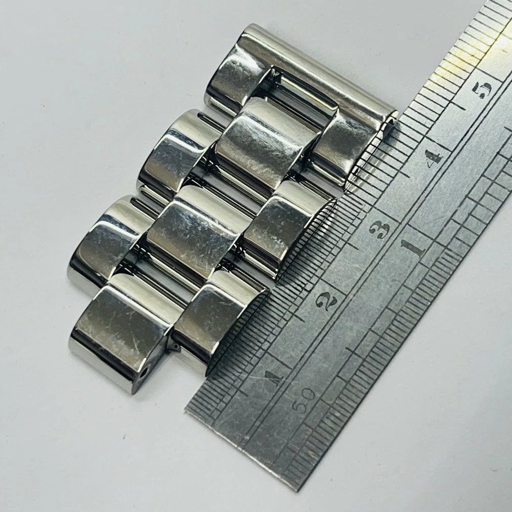 Oris Rectangular Three-Link Bracelet with 20mm En… - image 1