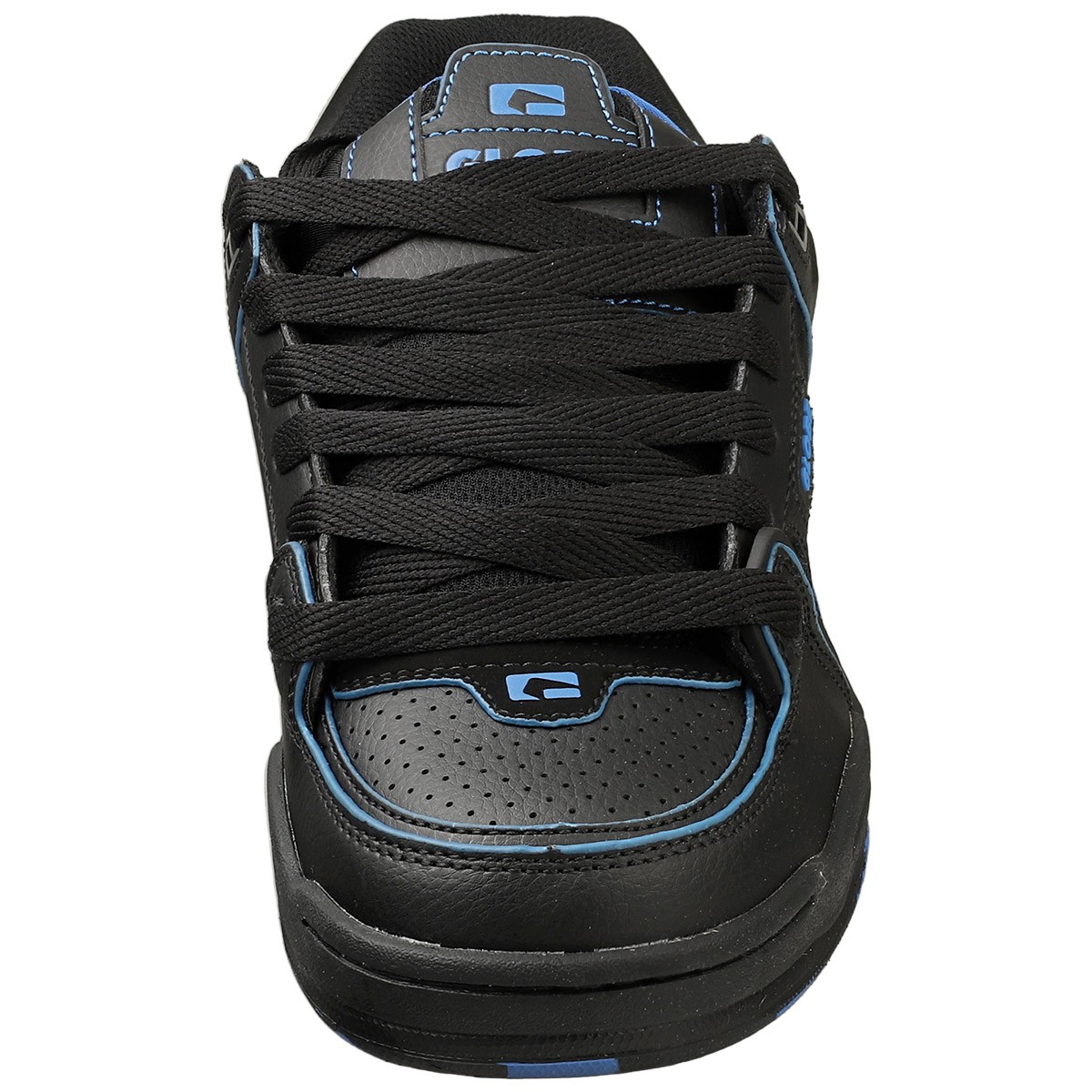 Scarpe Da Skate Globe Fusion - Pelle, Design Mosaic Blu/Nero, Con Lacci - Foto 6