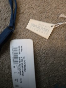 Brand New, Lise Charmel Navy Underwired Bra Crystal  Size Uk 32C  New 