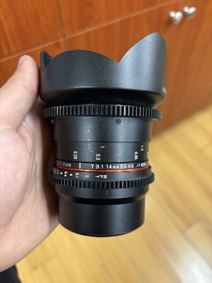 Rokinon 14mm T3.1 ED AS IF UMC II Manual Focus Cine Lens for Sony E #301